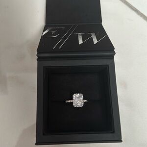 East West Gem Co. Moissanite Engagement Ring